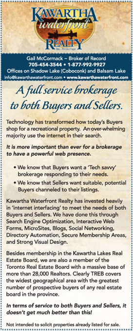 Kawartha Waterfront For Buyers